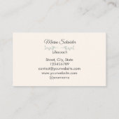 Life Coach Business Card with Tree of Life Design Visitenkarte (Rückseite)