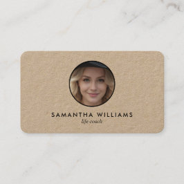 🛤️ Life Coach Custom QR Foto Visitenkarte