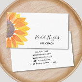 Life Coach floral Business Card Visitenkarte