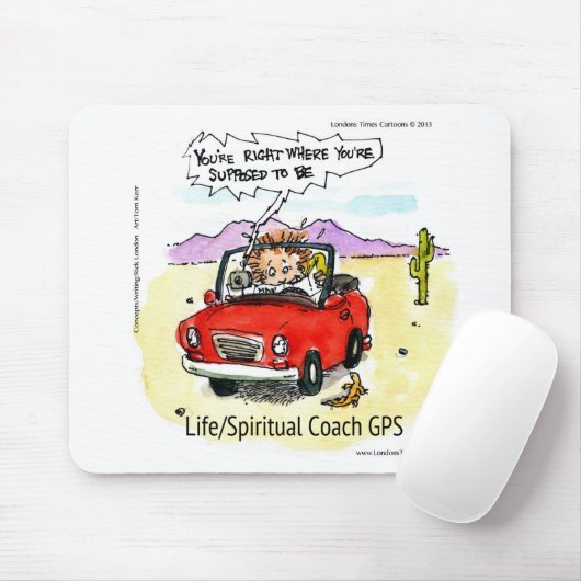 Life Coach GPS Mousepad (Mit Mouse)