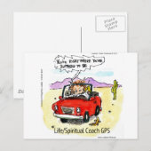 Life Coach GPS Postkarte (Vorne/Hinten)