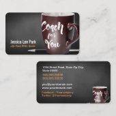 Life Coach, Health Coach, Schriftsteller Visitenkarte (Vorne/Hinten)