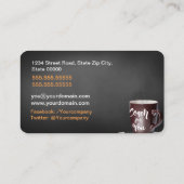 Life Coach, Health Coach, Schriftsteller Visitenkarte (Rückseite)