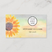 Life Coach Ihr Logo farbenfroh Visitenkarte (Vorderseite)