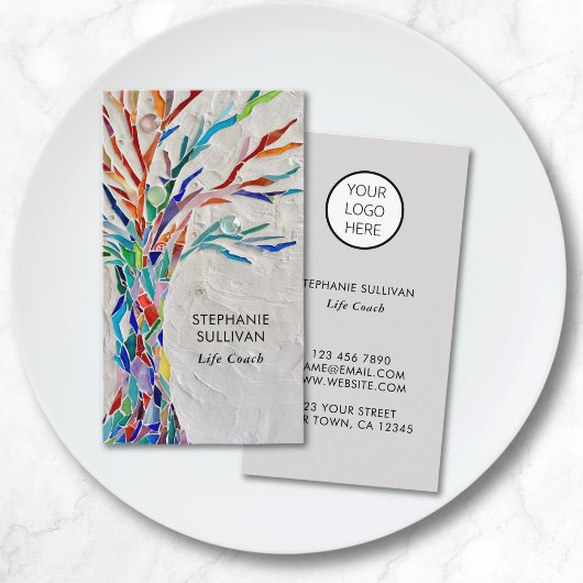 Life Coach Ihre Logo-Tree des Lebens Visitenkarte