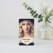 🌈 Life Coach Instagram QR Visitenkarte (Stehend Vorderseite)