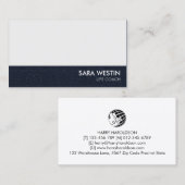Life Coach Mentor Personal Help Visitenkarte (Vorne/Hinten)