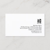 Life Coach Personal Services Elegante Gold Textur Visitenkarte (Rückseite)