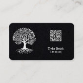 Life Coach Premium QR Business Card Visitenkarte (Vorderseite)