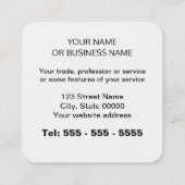 Life Coach Reiki Diamond Look Visitenkarte (Rückseite)