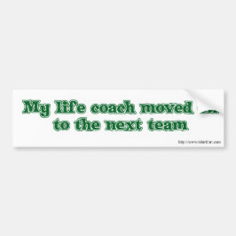 Life Coach Spaß Autoaufkleber