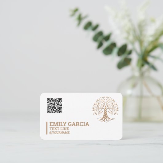 Life Coach Visitenkarte (Stehend Vorderseite)