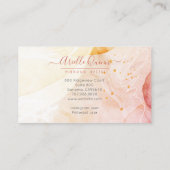 Life Coach Visitenkarte (Rückseite)