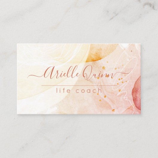 Life Coach Visitenkarte (Vorderseite)