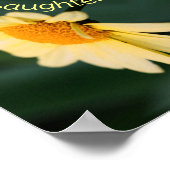 Life Daisy Blume Abstrakt Inspiration Worte Poster (Ecke)