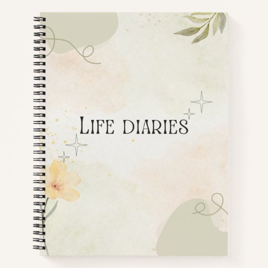 Life Diaries Notizblock (Vorderseite)