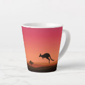 Life Down Under Kangaroo Australien Tasse (Rechte Ecke)