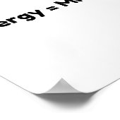 Life Equation Poster (Ecke)