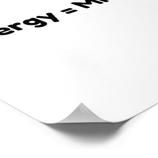 Life Equation Poster (Ecke)