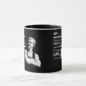 Life - Eugen Sandow Bodybuilding Motivierend Tasse (Zentrum)