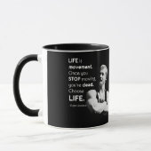 Life - Eugen Sandow Bodybuilding Motivierend Tasse (Links)