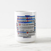 Life.exe Reagiert Nicht Lustiger Existentieller Fe Kaffeetasse (Mittel)