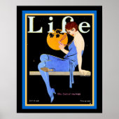 Life Flapper in Blue Juli 1927 Poster 16 x 20 (Vorne)