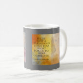 LIFE FÜR KURZE Friedrich Nietzsche Zitat-Tasse Kaffeetasse (VorderseiteRechts)