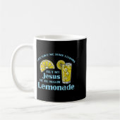Life Gave Lemon Jesus Made Lemonade Christian Men Kaffeetasse (Links)