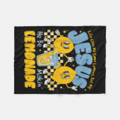 Life Gave Me Some Lemons But My Jesus He Be Makin  Fleecedecke (Vorderseite (Horizontal))