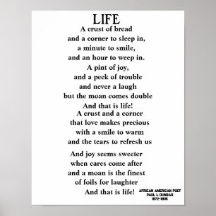 LIFE-Gedicht Poster