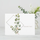 Life gefeiert Foliage White Beerdigung Danke (Stehend Vorderseite)