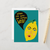 Life gibt Ihnen Lemons Abstimmung 2024 Wahlen Nied