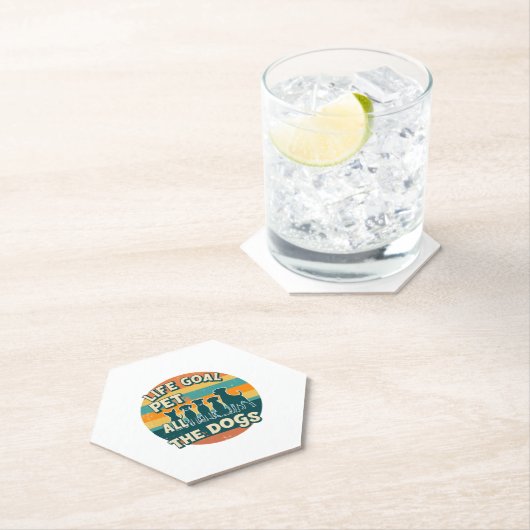 Life Goal Pet All The Dogs Copy Untersetzer (Vor Ort)