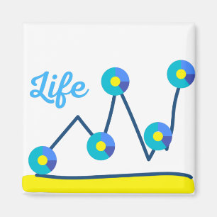 Life Graphic. COLOR OF THE YEAR 2021 BELEUCHTUNGSA Magnet