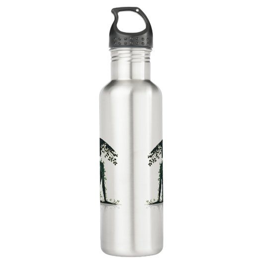 Life & Growth Edelstahlflasche (Rückseite)