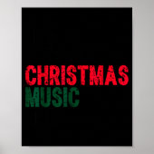 Life Happens Christmas Music Helps Funny Holiday Q Poster (Vorne)