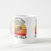 Life Happens Cigars Help For Cigar Smokers Kaffeetasse (Vorderseite Links)