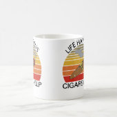 Life Happens Cigars Help For Cigar Smokers Kaffeetasse (Mittel)