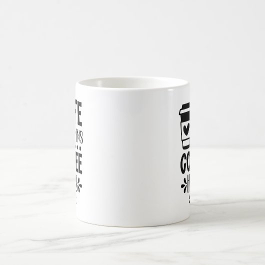 Life Happens Coffee Helps Fun for coffee lovers Kaffeetasse (Mittel)