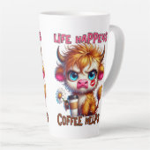 Life Happens Coffee Helps Milchtasse (Rechte Ecke)