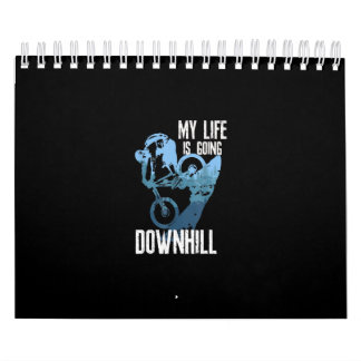 Life Hinter Bar Biking Mountain Kalender