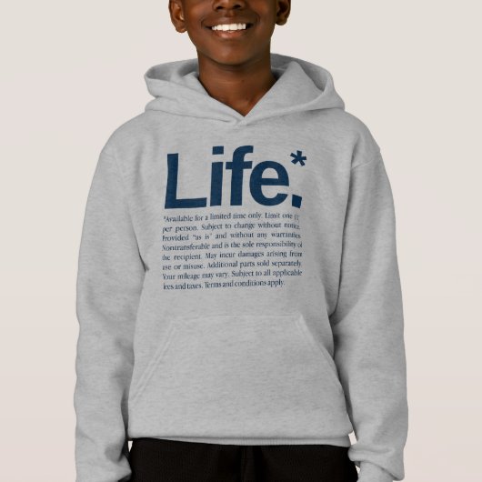 Life* Hoodie (Vorderseite)