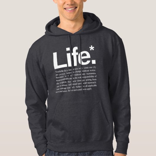 Life* Hoodie (Vorderseite)