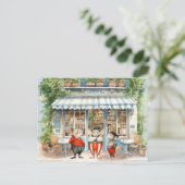 Life in Mice Town - After Coffee Talks Postkarte (Stehend Vorderseite)