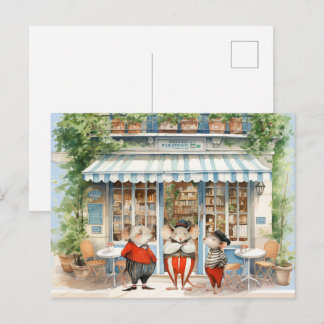 Life in Mice Town - After Coffee Talks Postkarte
