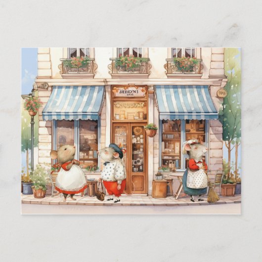 Life in Mice Town - Life As Usual Postkarte (Vorderseite)