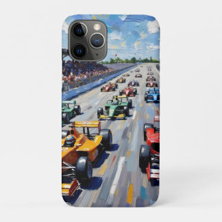Life in Motion – Indy Car Racing Oil Painting Case-Mate iPhone Hülle
