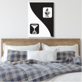 life in two moods leinwanddruck (Insitu (Schlafzimmer))