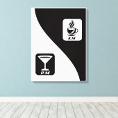 life in two moods leinwanddruck (Insitu (Holzboden))